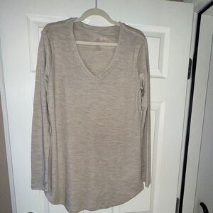 WoolX- EVA Tunic- Heather Cream - Size X-LARGE - NWOT